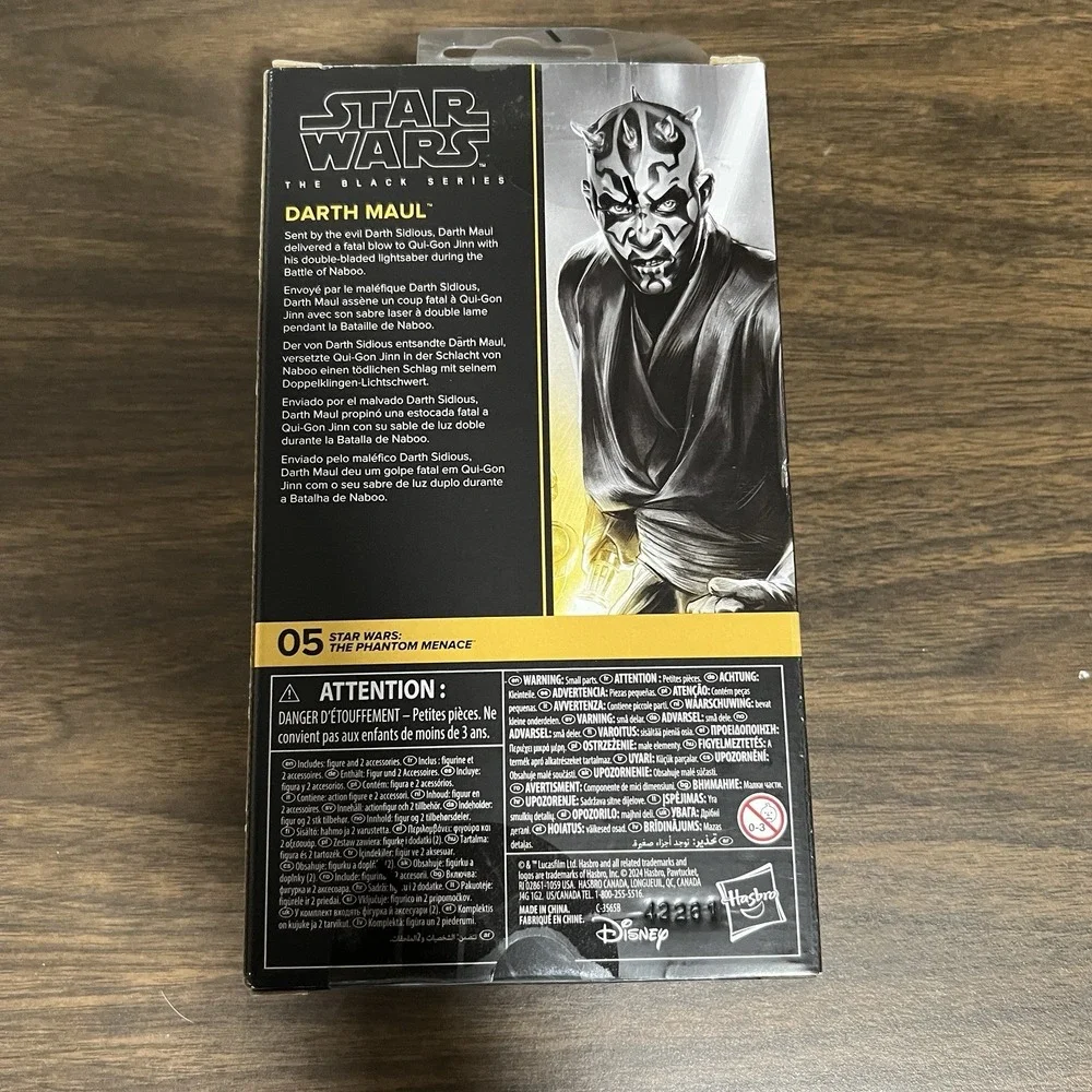 STAR WARS Black Series Darth Maul The Phantom Menace Collectible 6 Inch Figure